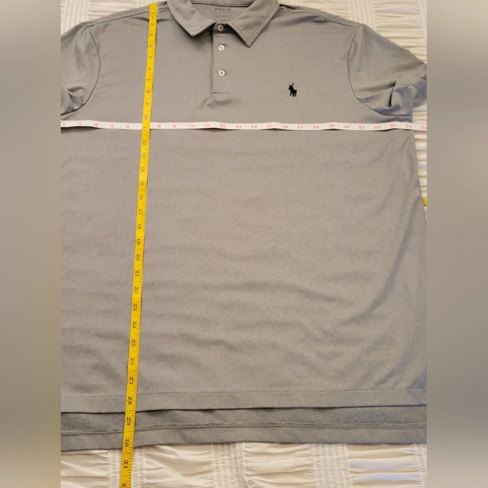 Ralph Lauren Pima Soft Grey Polo Shirt Size XL NWOT - Picture 11 of 11